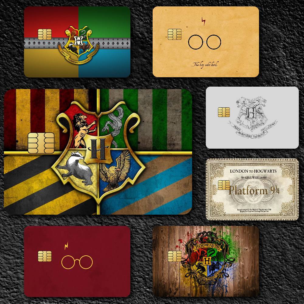 H-Harry Funny P-Potter Sticker Skin pack of 7 atm card skins