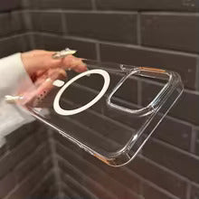 Full Transparent Magsafe Crystal Clear Back Case For iPhone Apple Models