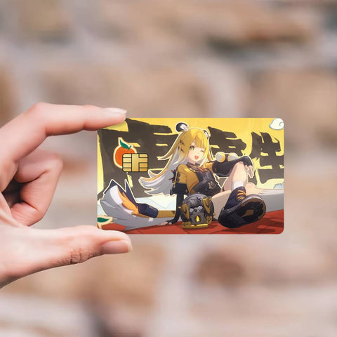 Zenless Zone Zero Ju Fufu Sticker Skin pack of 7 atm card skins