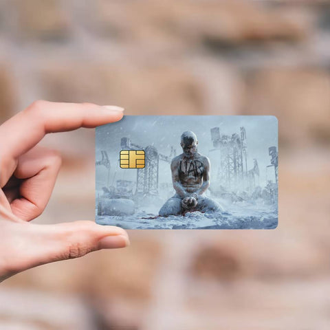 Game F-Frostpunk Credit Card Skin Stickers Skin pack of 7 atm card skins