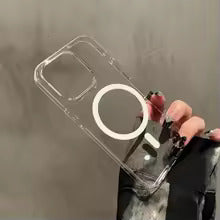 Full Transparent Magsafe Crystal Clear Back Case For iPhone Apple Models