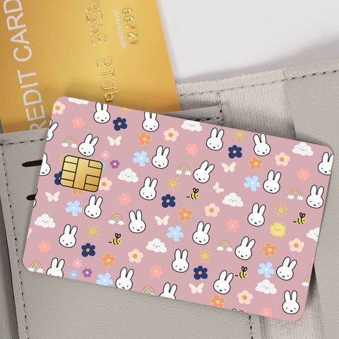 Cartoon Miffys Credit Card Skin Stickers for Skin pack of 5 atm card skins Cartoon M-miffys Credit Card Skin Stickers for Skin pack of 7 atm card skins