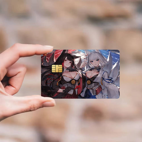 Game Azur Lane Credit Card Skin Stickers Skin pack of 7 atm card skins