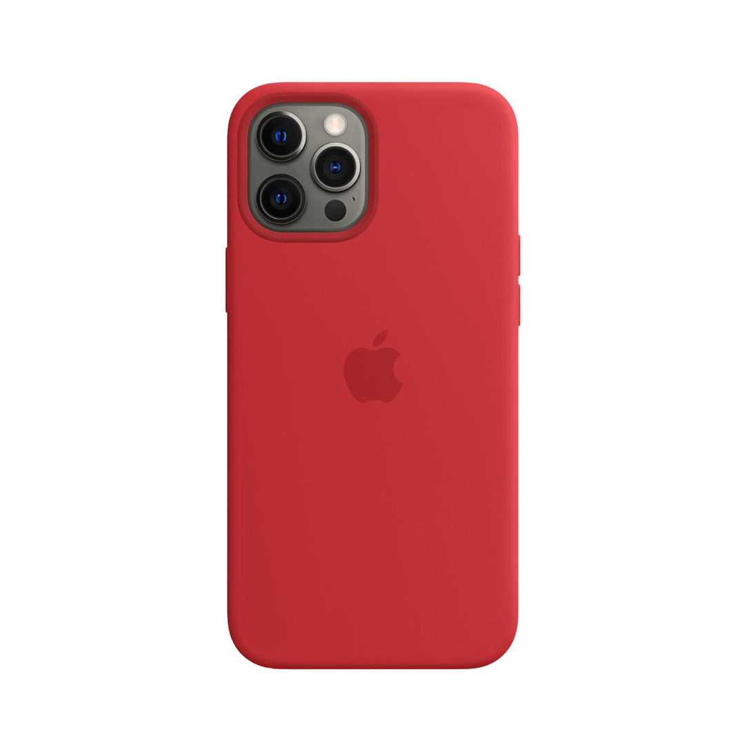 Silicone Red Magsafe Case iPhone