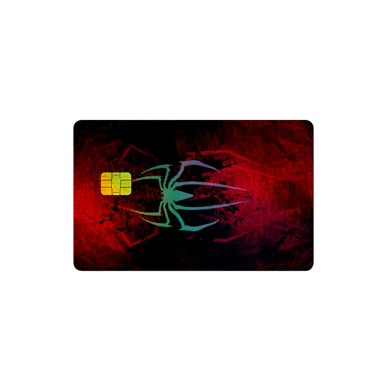 Spider Holographic Card Skin