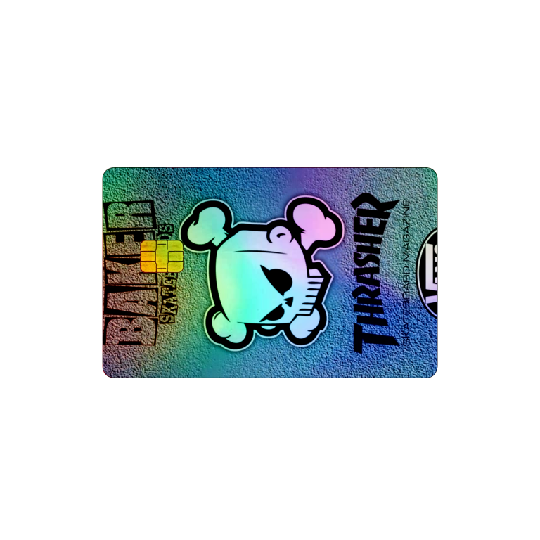 Thrasher Holographic Card Skin