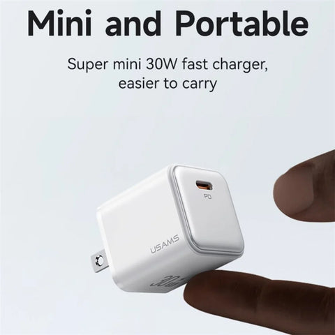 USAMS US-CC187 X-ron Series PD30W Single Port Fast Charger (US)