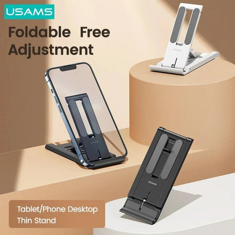 USAMS US-ZJ070 Spring Folding Desktop TabletPhone Stand
