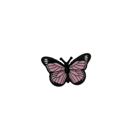 Metal Enamel Brooches 3m Sticker Pink Butterfly Metal Charms