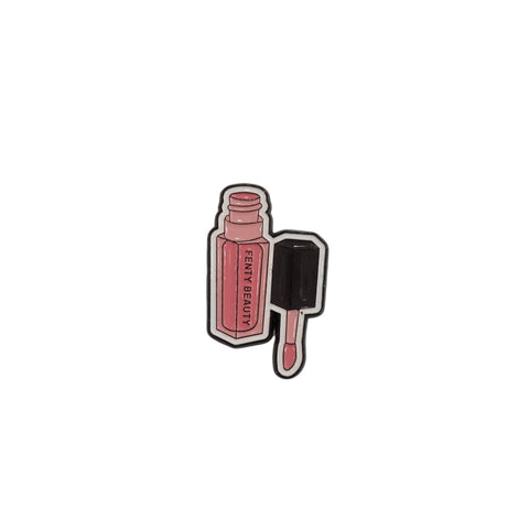 Metal Enamel Brooches 3m Sticker Lipstick Metal Charms