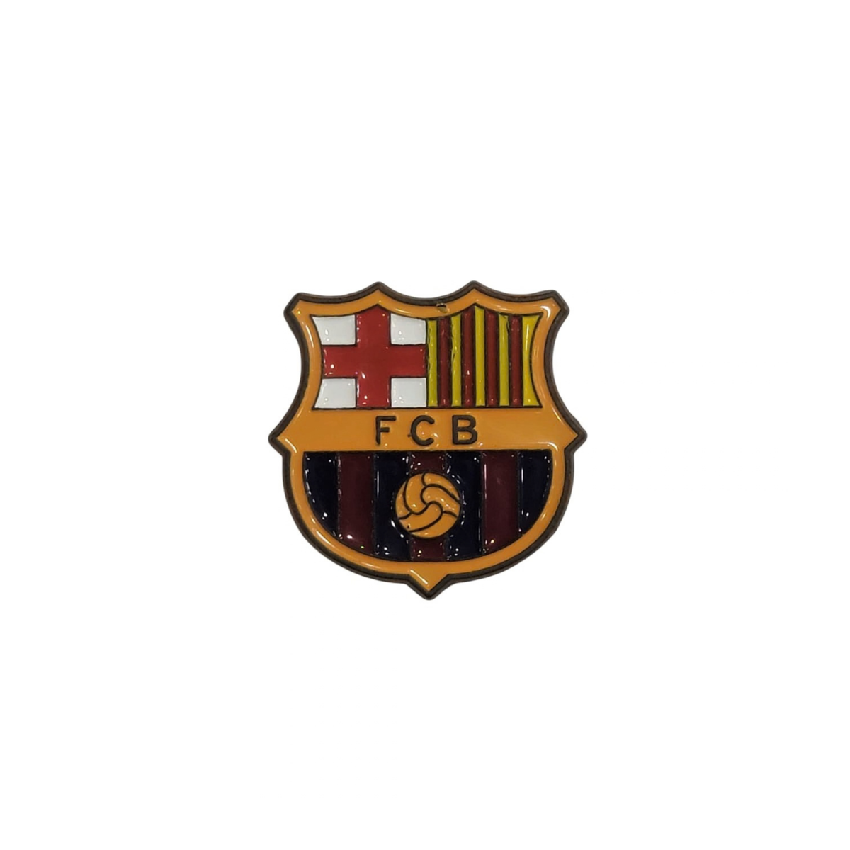 Metal Enamel Brooches 3m FC Barcelona Logo Charm