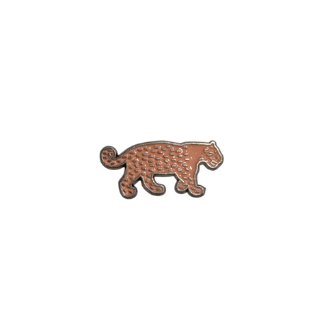 Metal Enamel Brooches 3m Leopard Charm