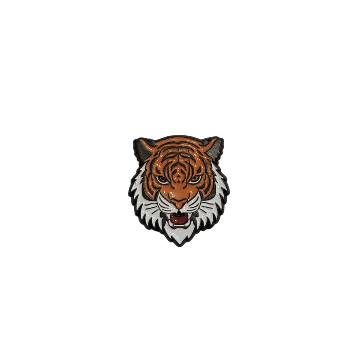 Metal Enamel Brooches 3m Tiger Head Charm