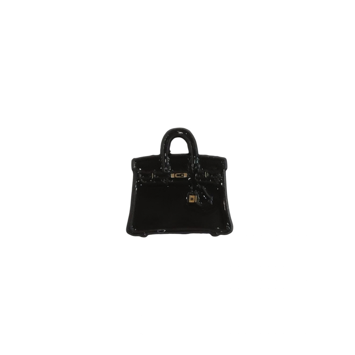 Metal Enamel Brooches 3m Sticker Black Handbag Charm