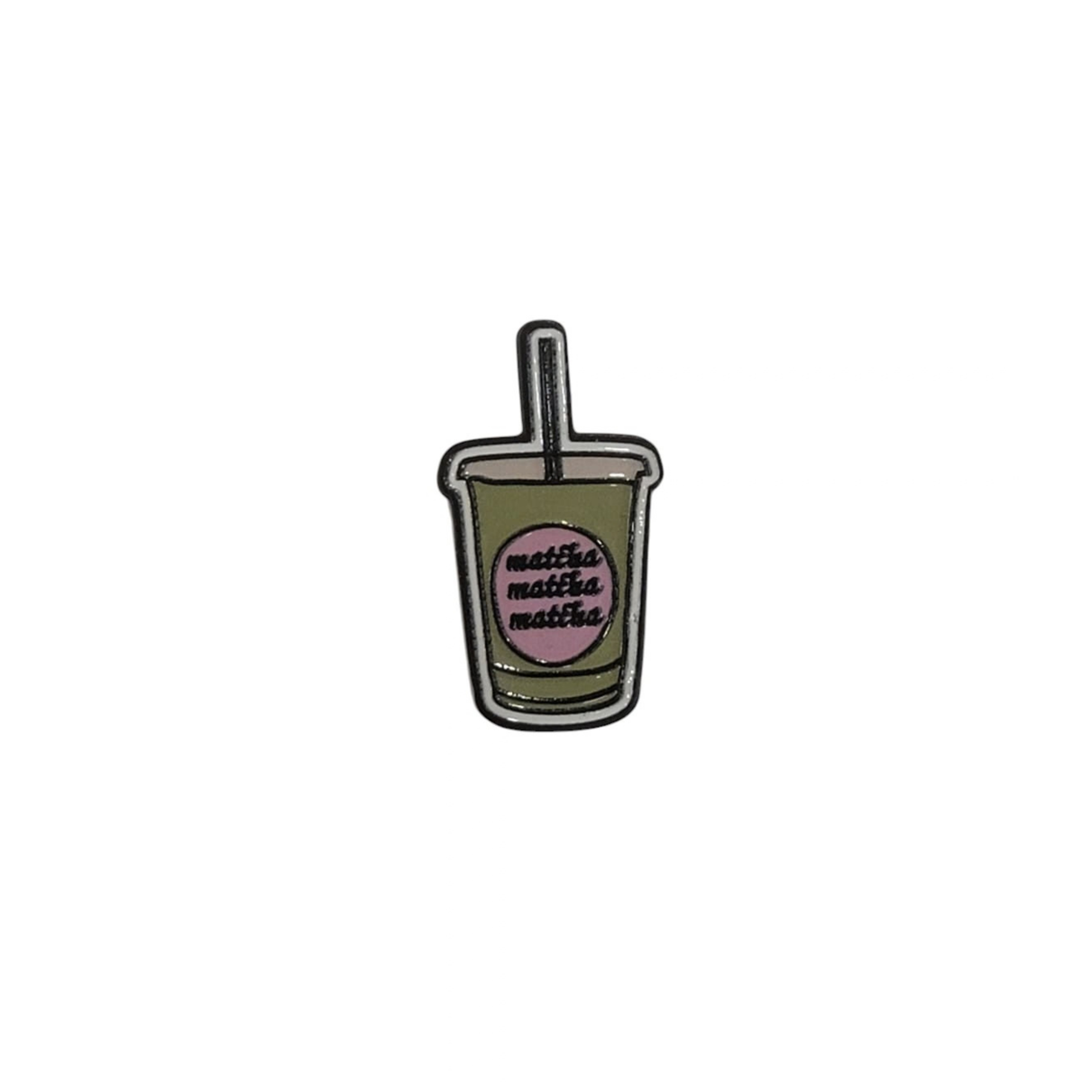 Metal Enamel Brooches 3m Sticker M2 / Coffee Cup Charm