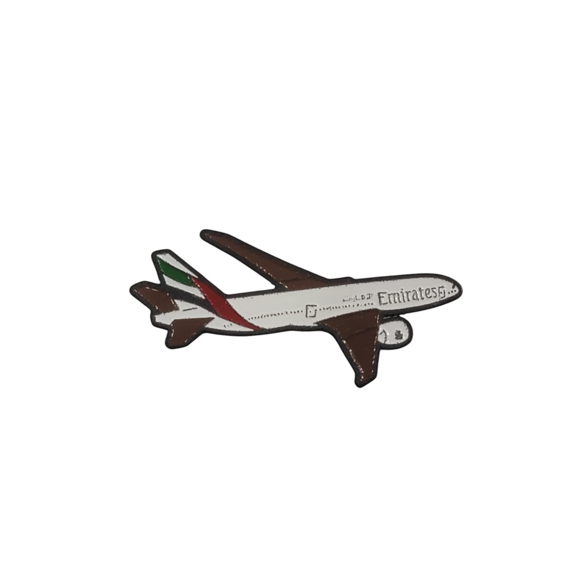 Metal Enamel Brooches 3m Sticker Emirates Airplane Metal Charms