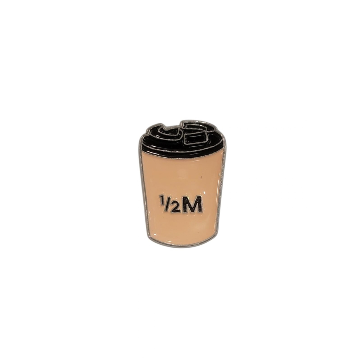 Metal Enamel Brooches 3m Sticker Mini Drink Cup / Tumbler Charm