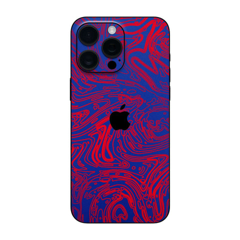 Abstract Red & Blue Abstract Skin