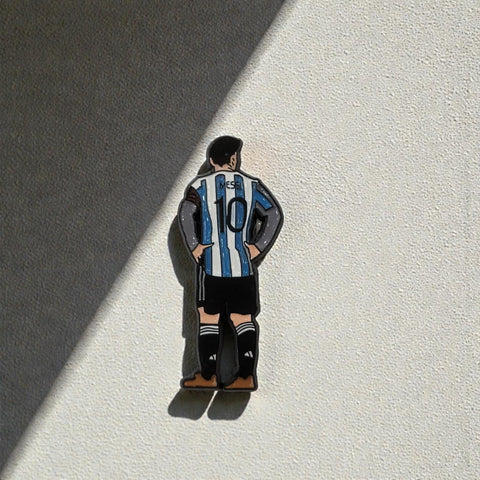 Metal Enamel Brooches 3m Sticker Fashion Jewelry Design Messi 10