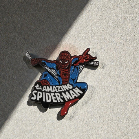 Metal Enamel Brooches 3m Sticker Fashion Jewelry Design Spider-Man