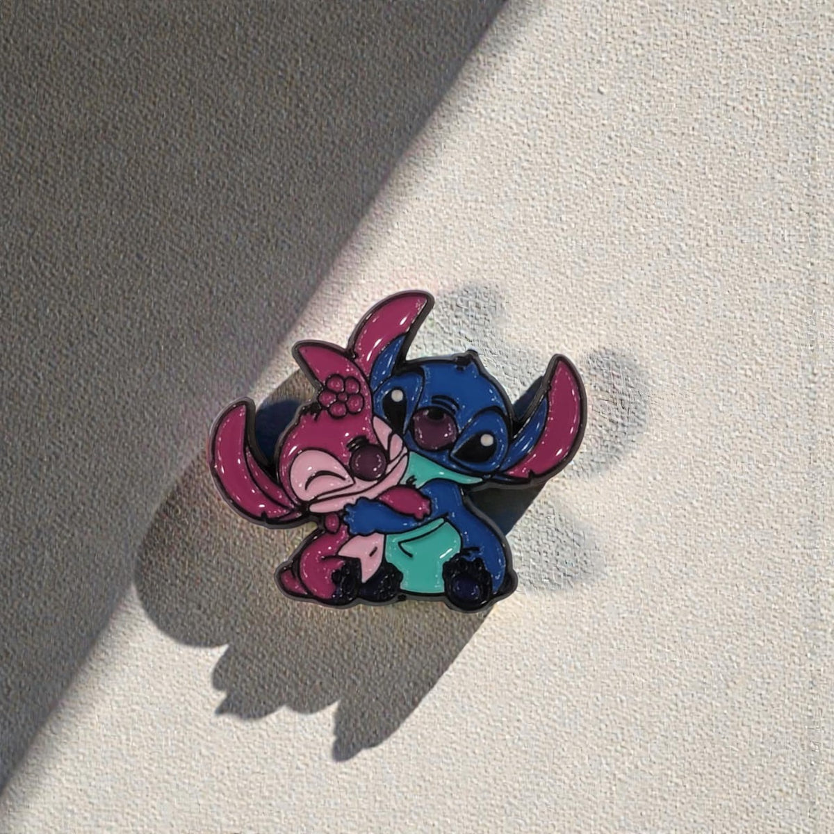 Metal Enamel Brooches 3m Sticker Fashion Jewelry Design Stitch couple