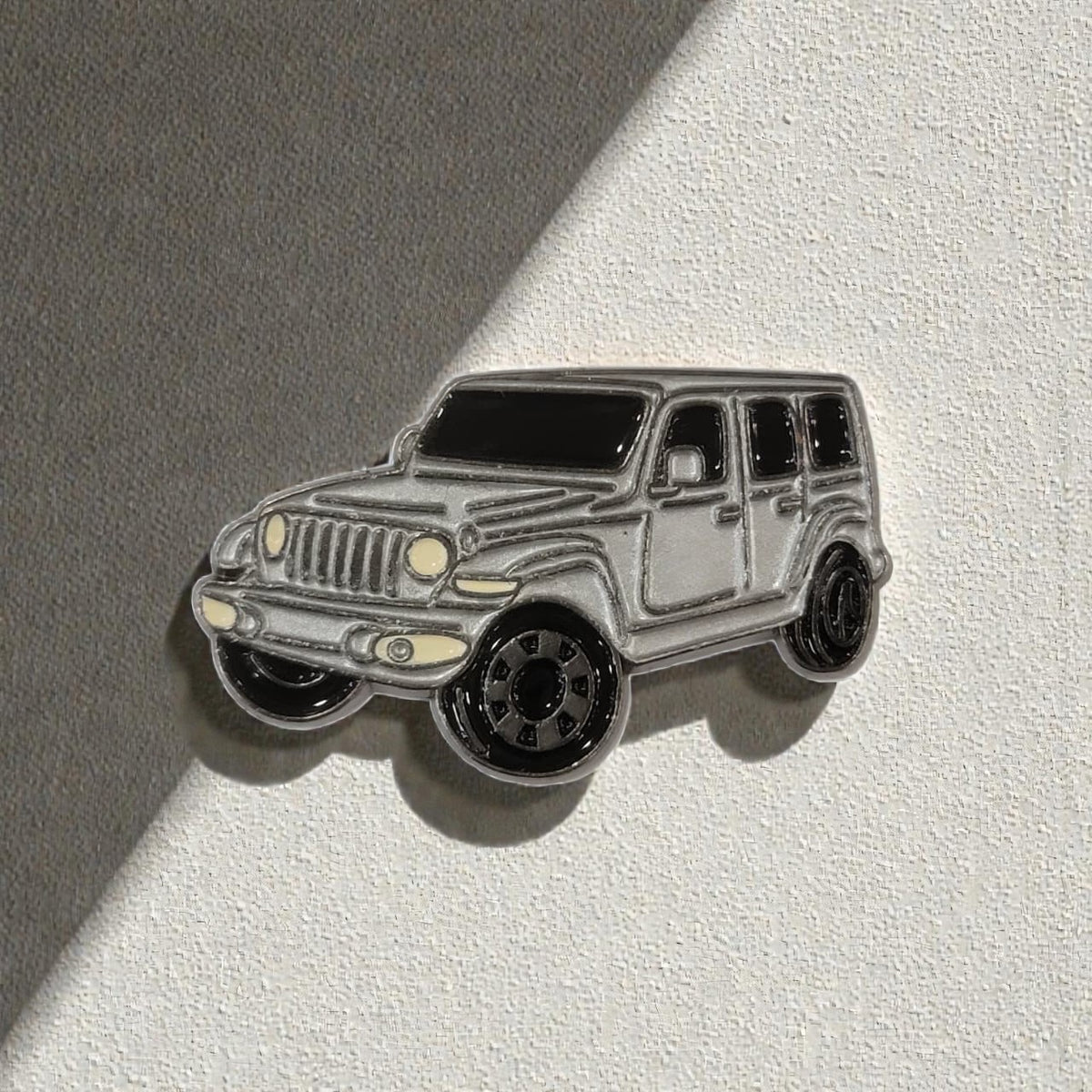 Metal Enamel Brooches 3m Sticker Fashion Jewelry Design Jeep Wrangler