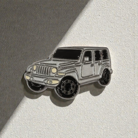 Metal Enamel Brooches 3m Sticker Fashion Jewelry Design Jeep Wrangler