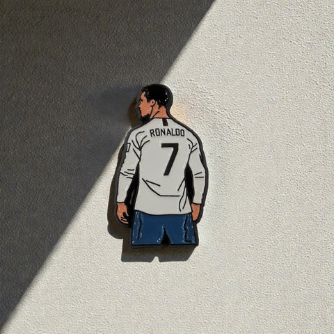 Metal Enamel Brooches 3m Sticker Fashion Jewelry Design Cristiano Ronaldo