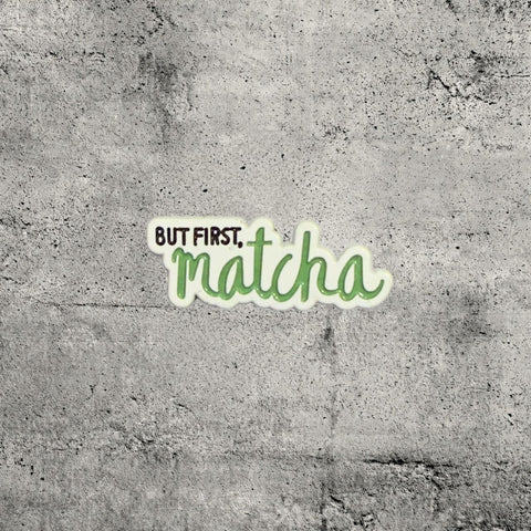 Metal Enamel Brooches 3m Sticker Fashion Jewelry Design Matcha Text
