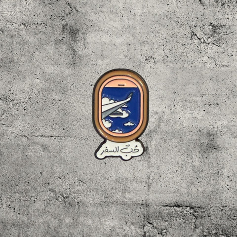 Metal Enamel Brooches 3m Sticker Fashion Jewelry Design Travel Badge