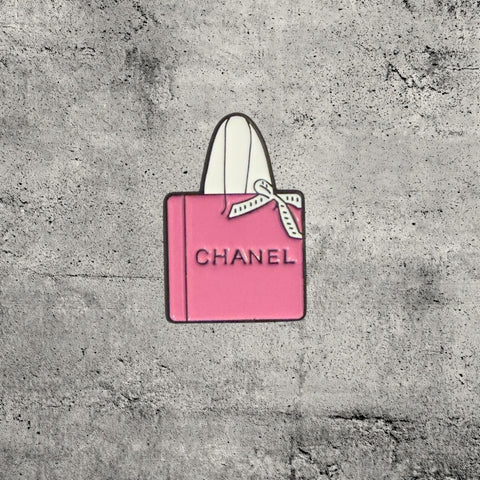 Metal Enamel Brooches 3m Sticker Fashion Jewelry Design Chanel Bag