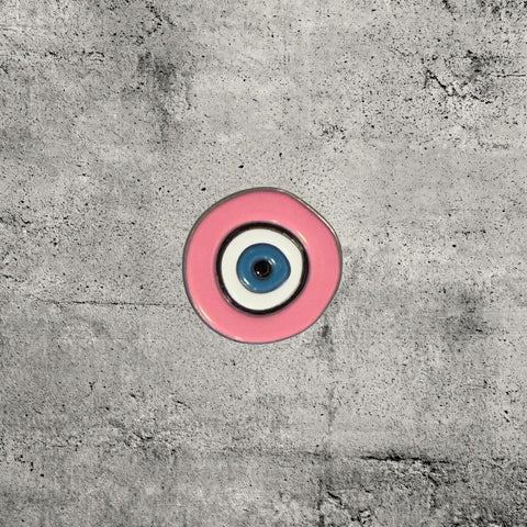 Metal Enamel Brooches 3m Sticker Fashion Jewelry Design Evil Eye
