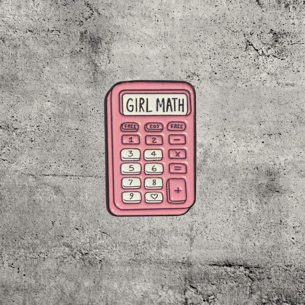 Metal Enamel Brooches 3m Sticker Fashion Jewelry Design Calculator