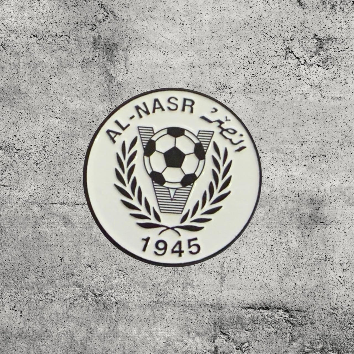 Metal Enamel Brooches 3m Sticker Fashion Jewelry Design Al-Nasr Football Club