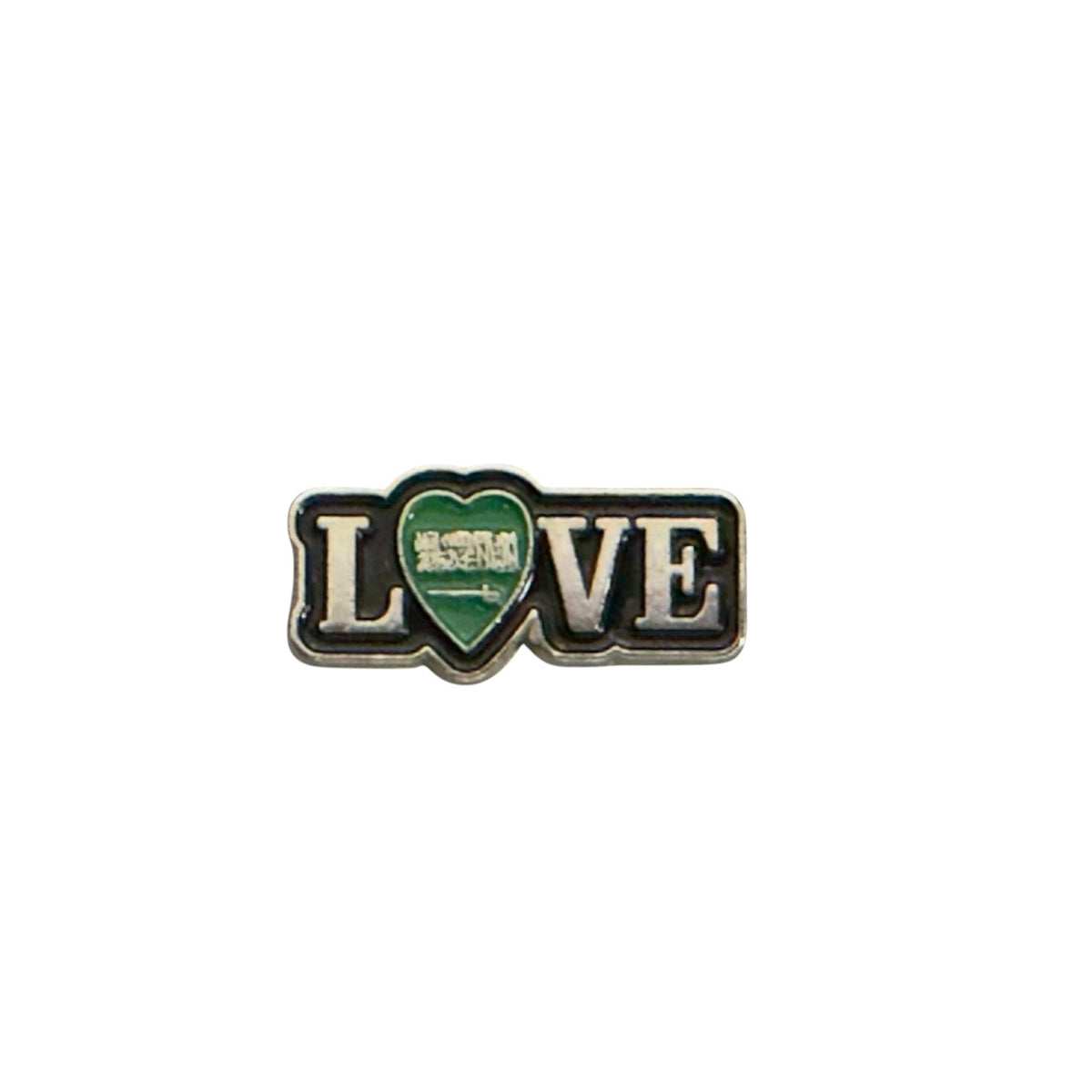 Metal Enamel Brooches 3m Sticker Fashion Jewelry Design Love Saudi Heart