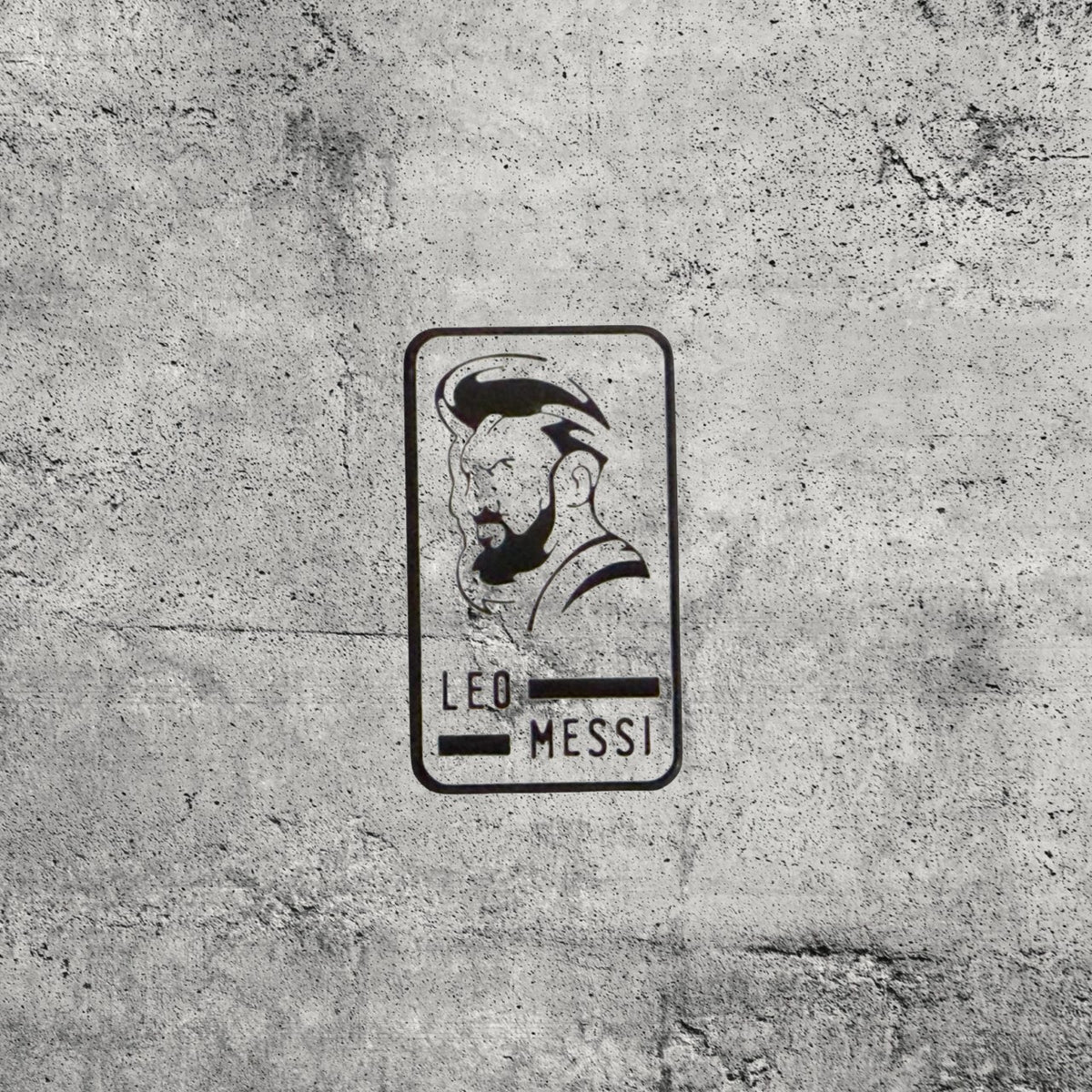 Metal Enamel Brooches 3m Sticker Fashion Jewelry Design Leo Messi Minimal