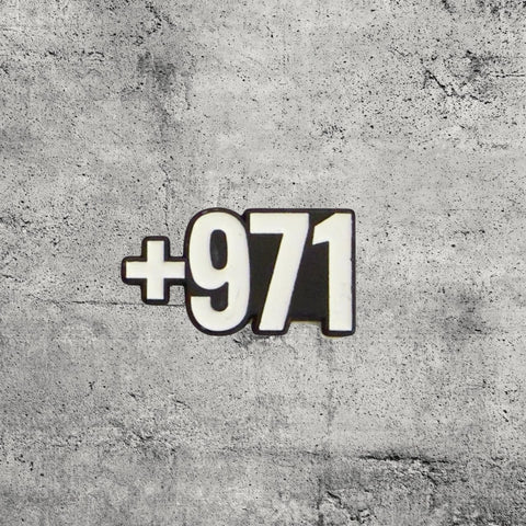 Metal Enamel Brooches 3m Sticker Fashion Jewelry Design +971 UAE Country Code