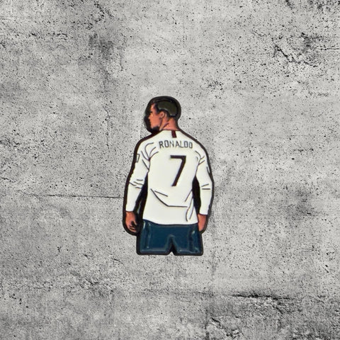 Metal Enamel Brooches 3m Sticker Fashion Jewelry Design Cristiano Ronaldo (Portugal Jersey)