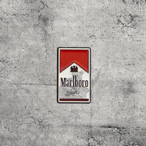 Metal Enamel Brooches 3m Sticker Fashion Jewelry Design Marlboro Cigarette