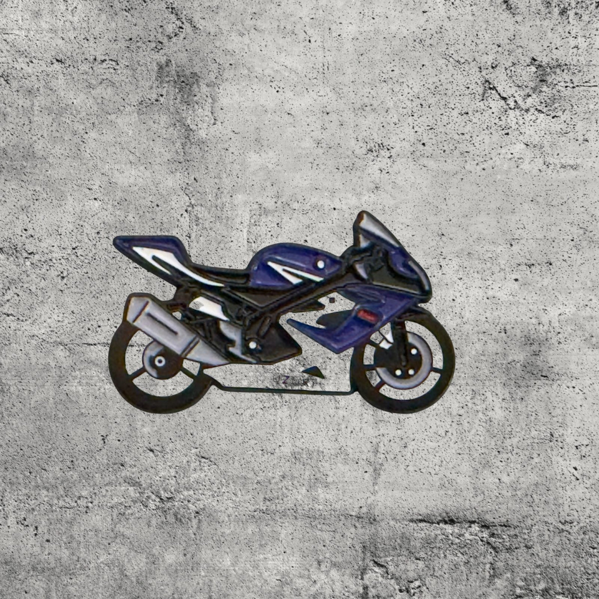Metal Enamel Brooches 3m Sticker Fashion Jewelry Design Sports Bike