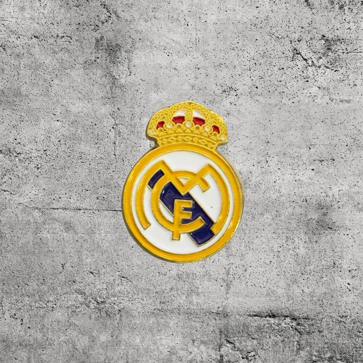 Metal Enamel Brooches 3m Sticker Fashion Jewelry Design Real Madrid Club