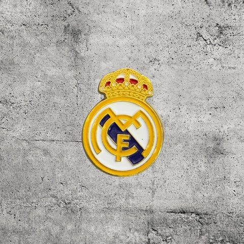 Metal Enamel Brooches 3m Sticker Fashion Jewelry Design Real Madrid Club