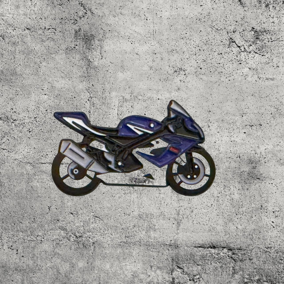 Metal Enamel Brooches 3m Sticker Fashion Jewelry Design Sports Bike Racing