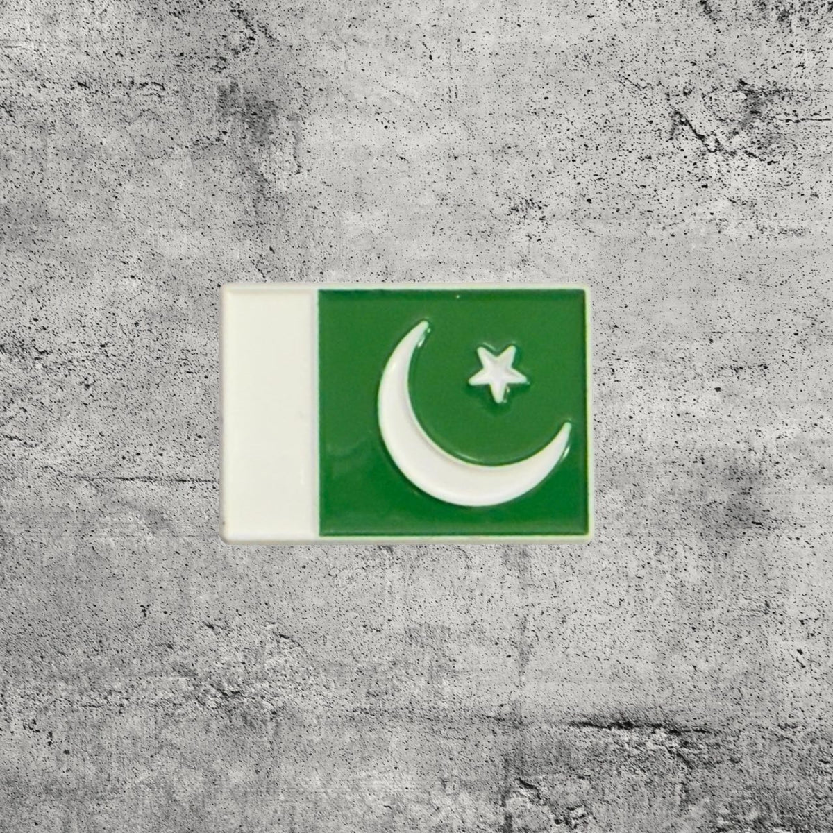Metal Enamel Brooches 3m Sticker Fashion Jewelry Design Pakistan Flag
