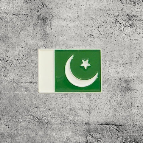 Metal Enamel Brooches 3m Sticker Fashion Jewelry Design Pakistan Flag