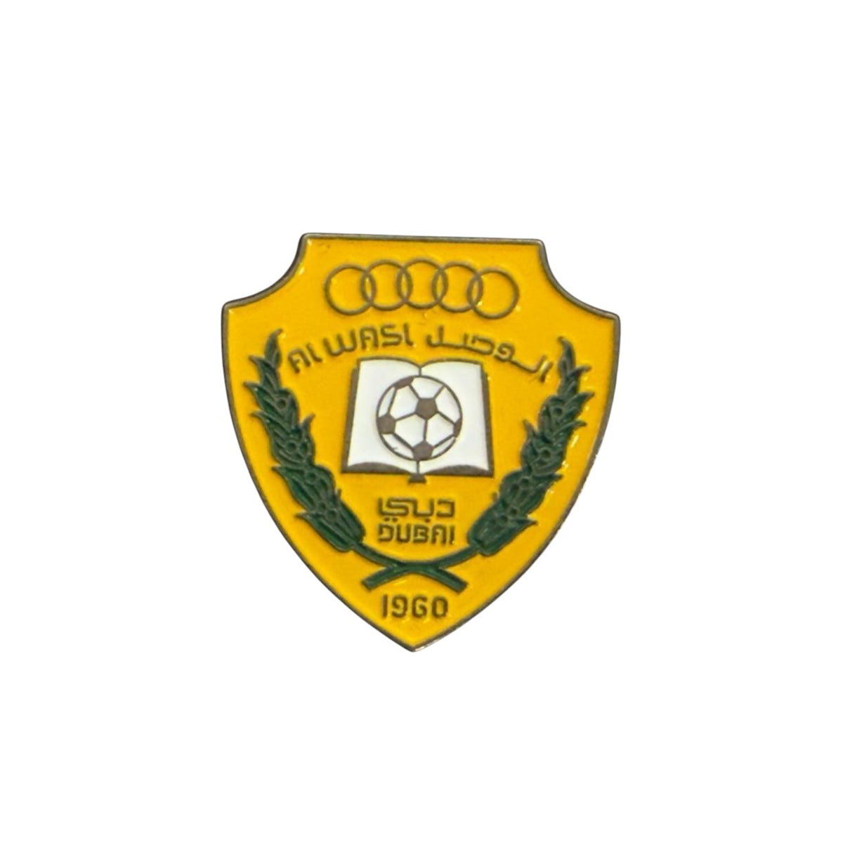 Metal Enamel Brooches 3m Sticker Fashion Jewelry Design Al Wasl Club Dubai