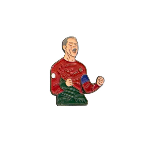 Metal Enamel Brooches 3m Sticker Fashion Jewelry Design Cristiano Ronaldo