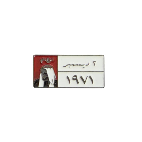 Metal Enamel Brooches 3m Sticker Fashion Jewelry Design UAE National Day Plate