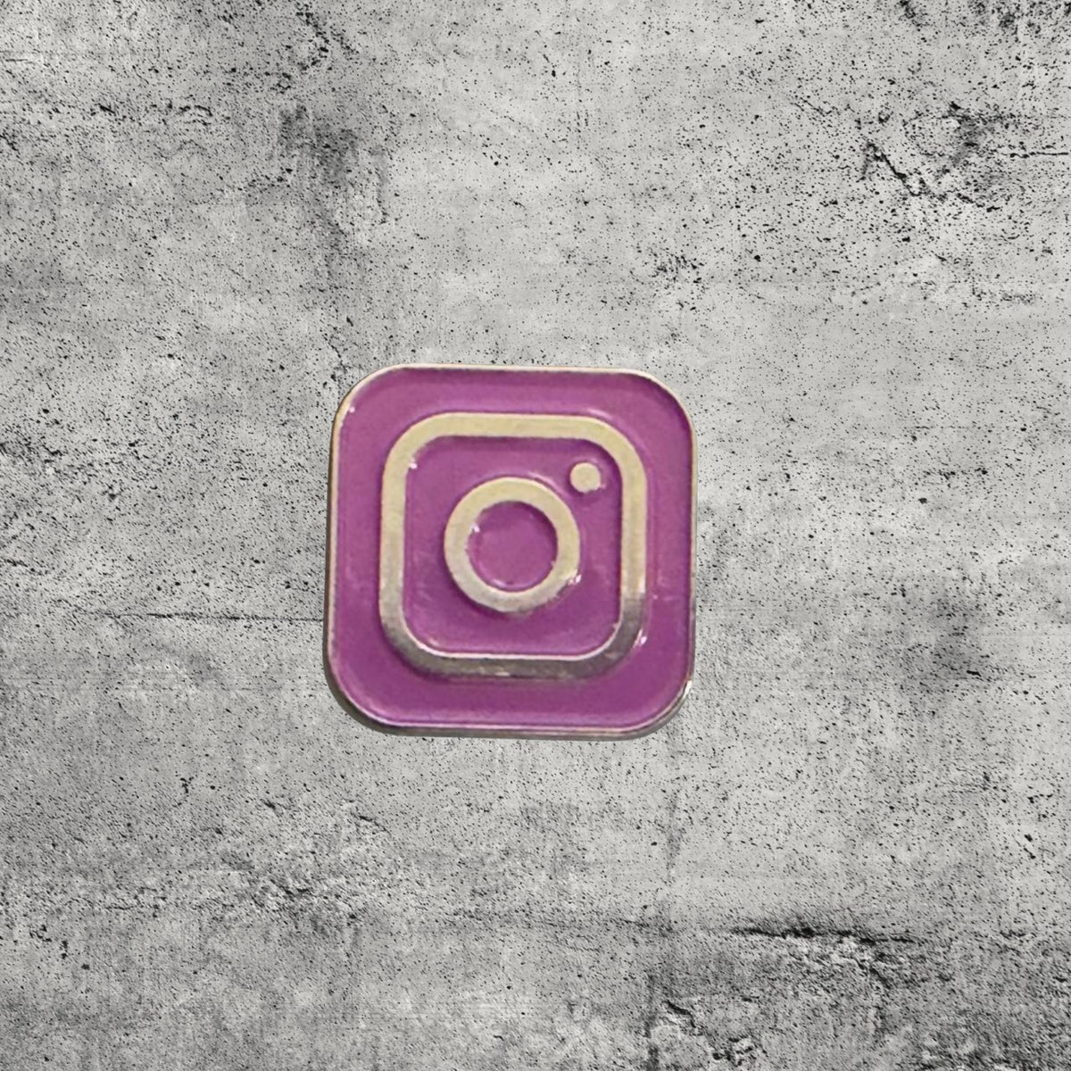 Metal Enamel Brooches 3m Sticker Fashion Jewelry Design Instagram Logo