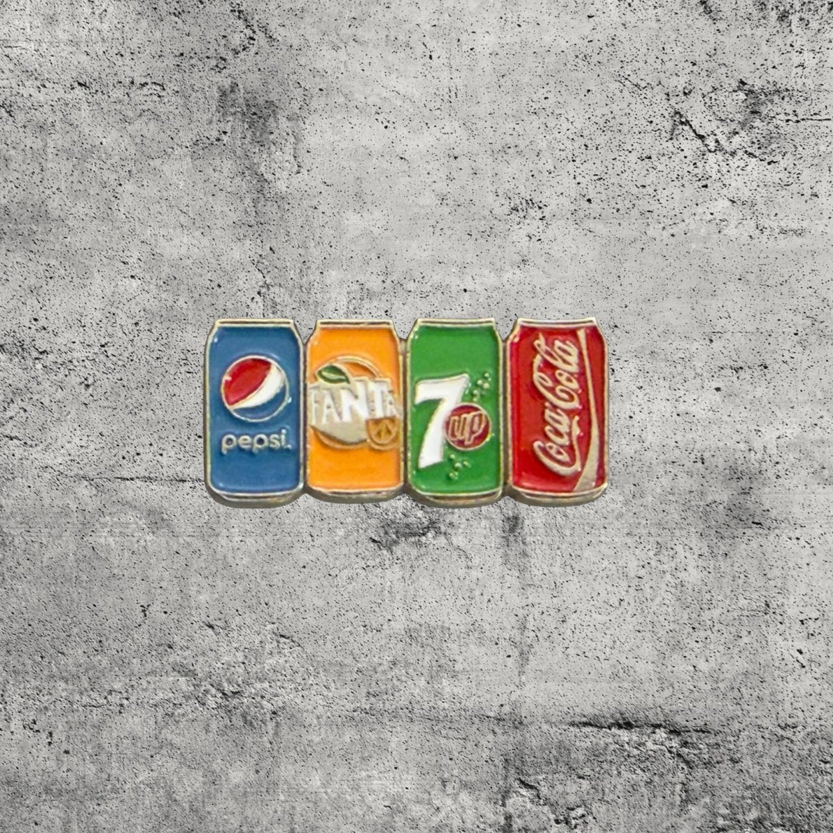Metal Enamel Brooches 3m Sticker Fashion Jewelry Design Soft Drinks Combo
